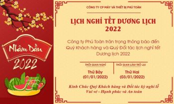 Thông báo lịch nghỉ tết dương lịch 2022